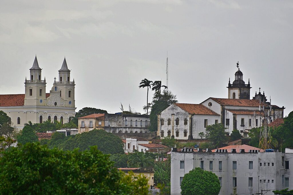 Catedral Basílica de Nossa Senhora das Neves 4 Torres da Catedral de Nossa Senhora das Neves no Centro Histórico de João Pessoa